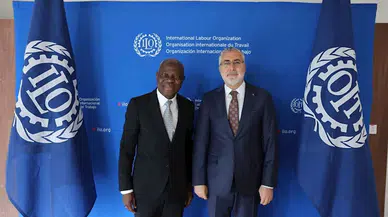 Bakan Işıkhan, ILO Genel Direktörü Houngbo ile görüştü