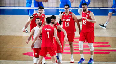 A Milli Erkek Voleybol Takımı, Slovenya'ya 3-0 mağlup oldu