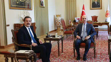  TBMM Başkanı Kurtulmuş, Baş ve Aslan ile görüştü