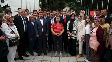 Yeniden Refah Partisi Genel Başkanı Erbakan, Kastamonu'nun Hanönü ilçesini ziyaret etti