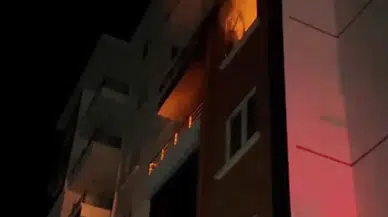 Eşiyle tartıştı, evi ateşe verdi 