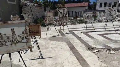 Öğrencilerden 'Belleğimizdeki Hatay' konulu sergi