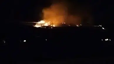 Siirt'te 50 dönüm buğday ekili alan yandı