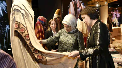 Emine Erdoğan, Özbekistan Cumhurbaşkanı'nın eşi Mirziyoyeva'yı ağırladı