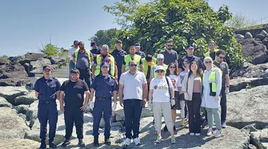 Arhavi'de çöp toplama etkinliği gerçekleştirildi