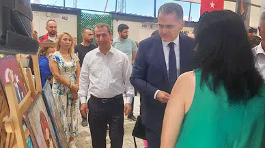 Antakya’da Halk Eğitim Merkezi yıl sonu sergisi açıldı