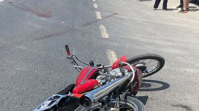 Samsun'da motosikletten düşen ve otomobil çarpan genç öldü
