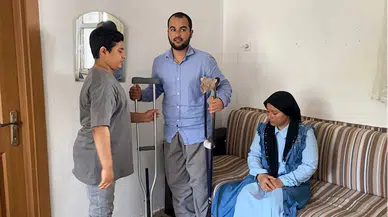 Zonguldak Valiliğinden sağlık sorunları yaşayan Afganistanlı aile destek