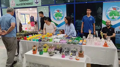 Sandıklı HEM'de yıl sonu sergisi