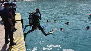 Ordu'da çevre yürüyüşü ve deniz dibi temizliği yapıldı