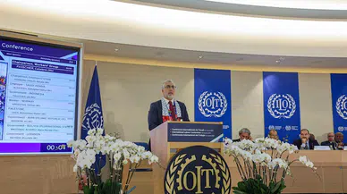 Bakan Işıkhan, Uluslararası Çalışma Konferansının Filistin Özel Oturumu'nda konuştu