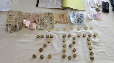 Sungurlu'da bir dilencinin üzerinden 1800 lira çıktı