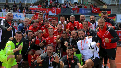 Almanya’ya 11 gol atan Ampute Milli Takımı yarı finalde 