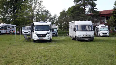 Avrupalı karavancılar 45 günlük Türkiye turu yapıyor