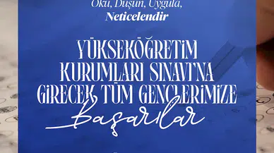 İstanbul - Cumhurbaşkanı Erdoğan YKS'ye girecek adaylara başarı diledi