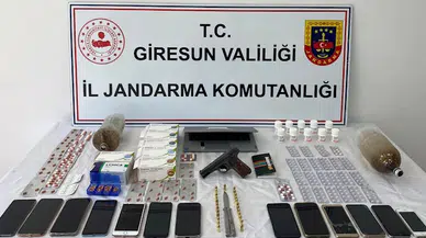 Giresun'da uyuşturucu operasyonu; 2'si kamu görevlisi 7 tutuklama