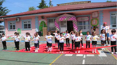 Şehit Hüsnü Uyan Anaokulu'nda yıl sonu gösterisi düzenlendi