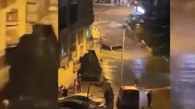 Ankara'da sağanak; cadde ve sokaklar göle döndü, ev ve iş yerlerini su bastı