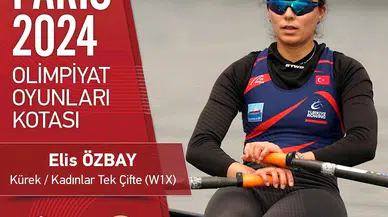 Milli kürekçi Elis Özbay’dan tarihi kota