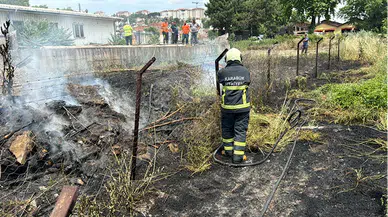 Karabük'te otluk alanda çıkan yangın söndürüldü