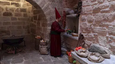 İstanbul - Topkapı Sarayı'nda Cariyeler Taşlığı ve Hamamı ile Kuşhane Mutfağı ilk kez ziyarete açıldı