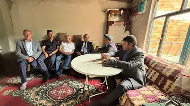 Kaymakam Ramazan Polat Kıbrıs gazilerini ziyaret etti