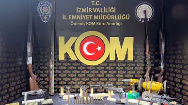 Evi silah atölyesine çevirmiş