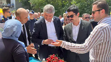 Edirne’de 13 ülkeye ihraç edilen ‘Çeribaşı kirazı’nın hasat şenliği yapıldı 