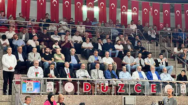 Düzce'de İsrail'in Filistin'e yönelik saldırılarının sona ermesi için dua edildi