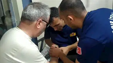 İtfaiyeden 'yüzük' operasyonu