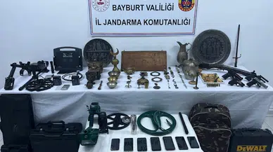 Bayburt merkezli tarihi eser operasyonunda 1 kişi tutuklandı
