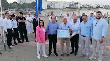  Mersin'de mavi bayraklı plaj sayısı 11'e çıktı