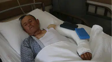 Tokat'ta odunla darbedilen köy muhtarı hastanede tedavi altına alındı