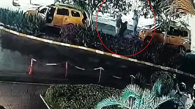 Bodrum'da taksi durağında kavga: 1 yaralı; o anlar kamerada