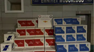 Samsun'da 1 milyon 80 bin makaron ele geçirildi