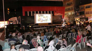 Havza’da açık hava konseri ve sinema gösterimi gerçekleştirildi