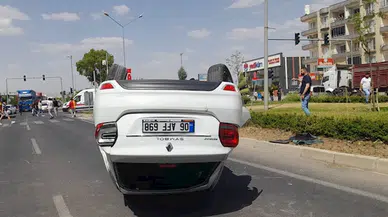 Mardin'de otomobiller çarpıştı: 6 yaralı 