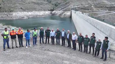 AK Parti Gümüşhane Milletvekili Köse, Bahçecik Barajı'nı inceledi