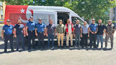 Çamardı'da mobil göç noktası hizmet vermeye başladı