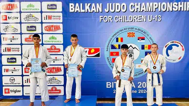 Minikler Balkan Judo Şampiyonu Ece Bostan oldu 