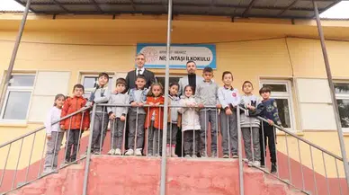 Bayburt İl Milli Eğitim Müdürü Ömer Faruk Kahraman, Nişantaşı İlkokulu’nu Ziyaret Etti