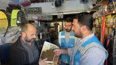 Ahilik Haftası'nda TDV Bayburt'tan esnafa ziyaret ve moral desteği