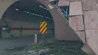 Ovit Tüneli Girişindeki Taş Kaplamalar Dökülüyor: Sürücüler Endişeli