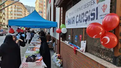 TDV Rize’den Gazze İçin Hayır Çarşısı: Yoğun Katılım, Büyük Destek