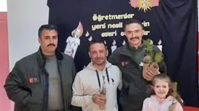 Erzincan Orman İşletme Müdürlüğü’nden Öğretmenlere Anlamlı 24 Kasım Hediyesi