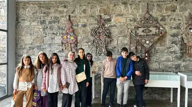 Pazaryolu’nda Öğrenciler Baksı Müzesi’nde Sanatla Buluştu