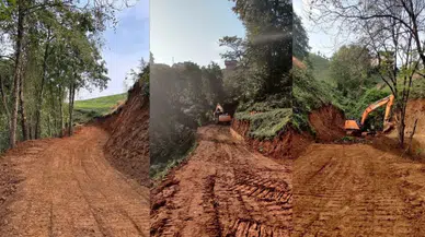 İyidere'de Fıçıtaşı Mahallesi'nde yeni yol çalışmaları tamamlandı