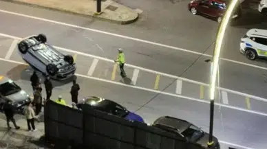 Rize'de otomobil kontrolden çıktı, ters döndü: Yaralılar hastaneye kaldırıldı