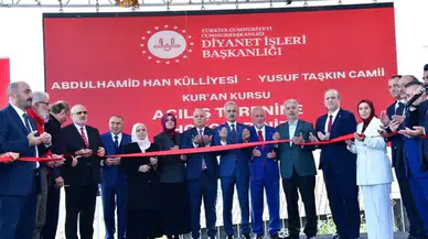 Trabzon’da Abdülhamid Han Külliyesi Yusuf Taşkın Camii ve Kur’an Kursu Açıldı