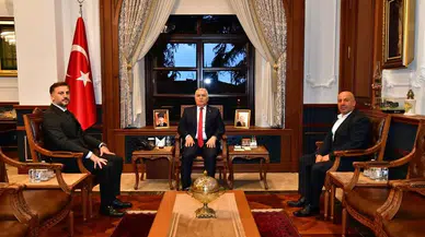 Vali Yıldırım, Muhtar Akgül ve İşletmeci Güven’i Kabul Etti